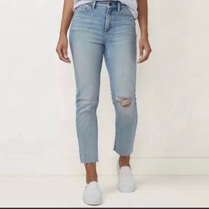 Lauren Conrad Super High Rise Crop Size 10.